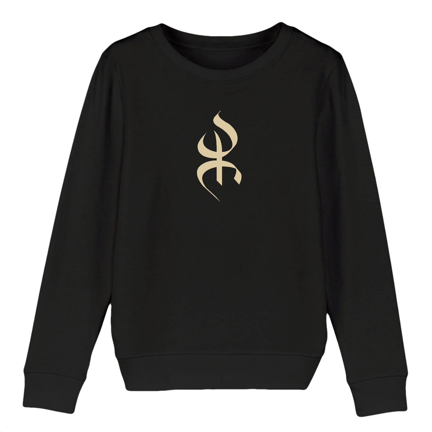Pull amazigh avec le symbole berbère Yaz, symbole du peuple libre berbère amazigh par Azamoul mode et accessoires berbères couleur noir