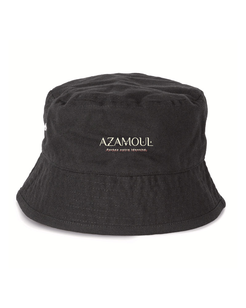Bob portez votre identité- pour Hommes et Femmes - 100% Coton - Imprimé en France - bob noir par azamoul mode et accessoires berbères amazigh