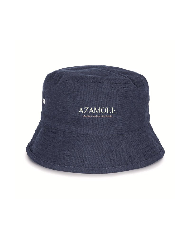 Bob portez votre identité - pour Hommes et Femmes - 100% Coton - Imprimé en France - bob bleu marine par azamoul mode et accessoires berbères amazigh