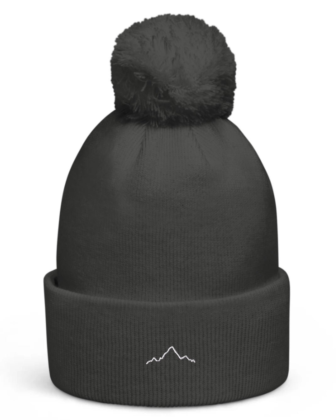 Bonnet bordeaux brodé de djurdjura, la montagne de kabylie par azamoul mode et accessoires berbères amazighs