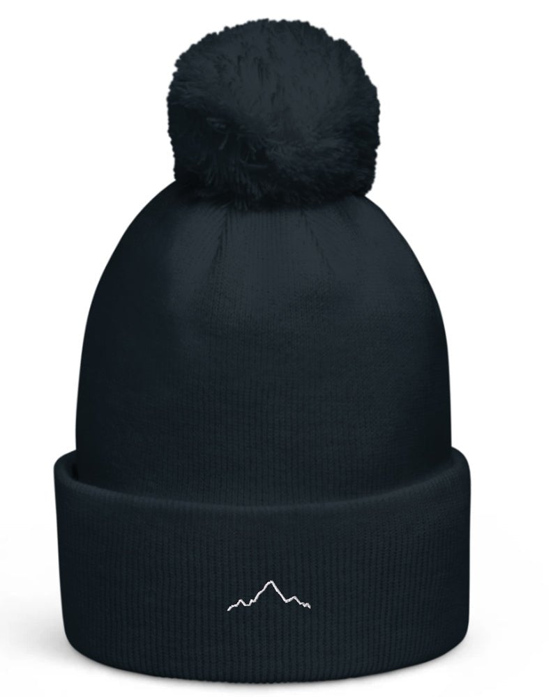 Bonnet bordeaux brodé de djurdjura, la montagne de kabylie par azamoul mode et accessoires berbères amazighs