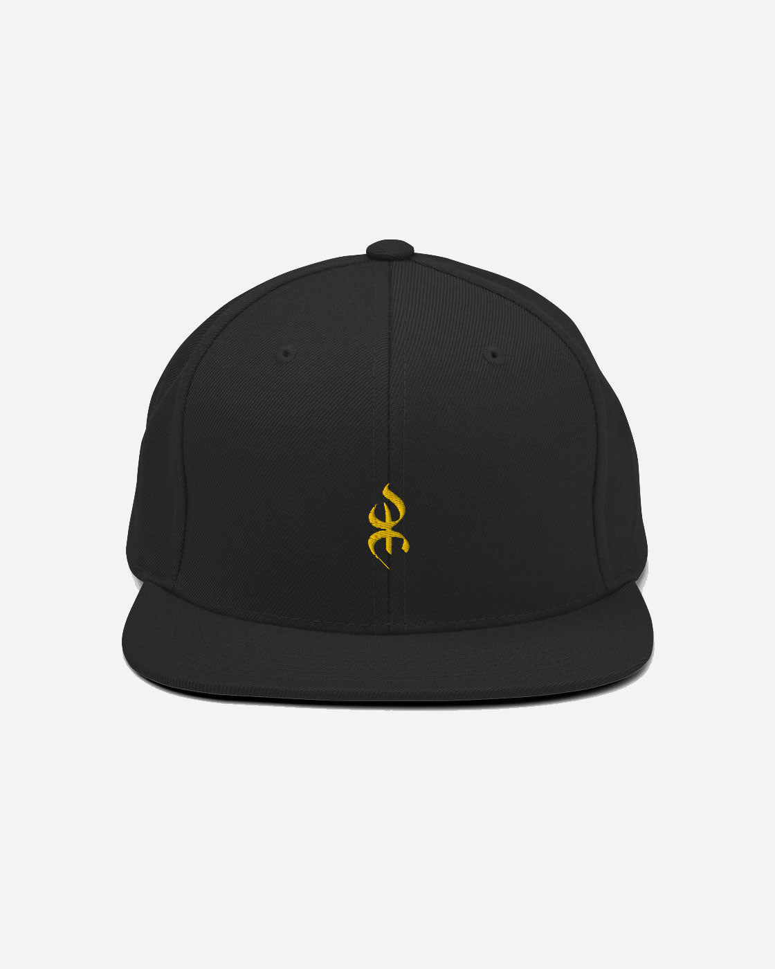 Casquette Snapback au symbole Yaz brodé symbole de peuple libre des berbères amazigh par azamoul mode et accessoires de couleur noir