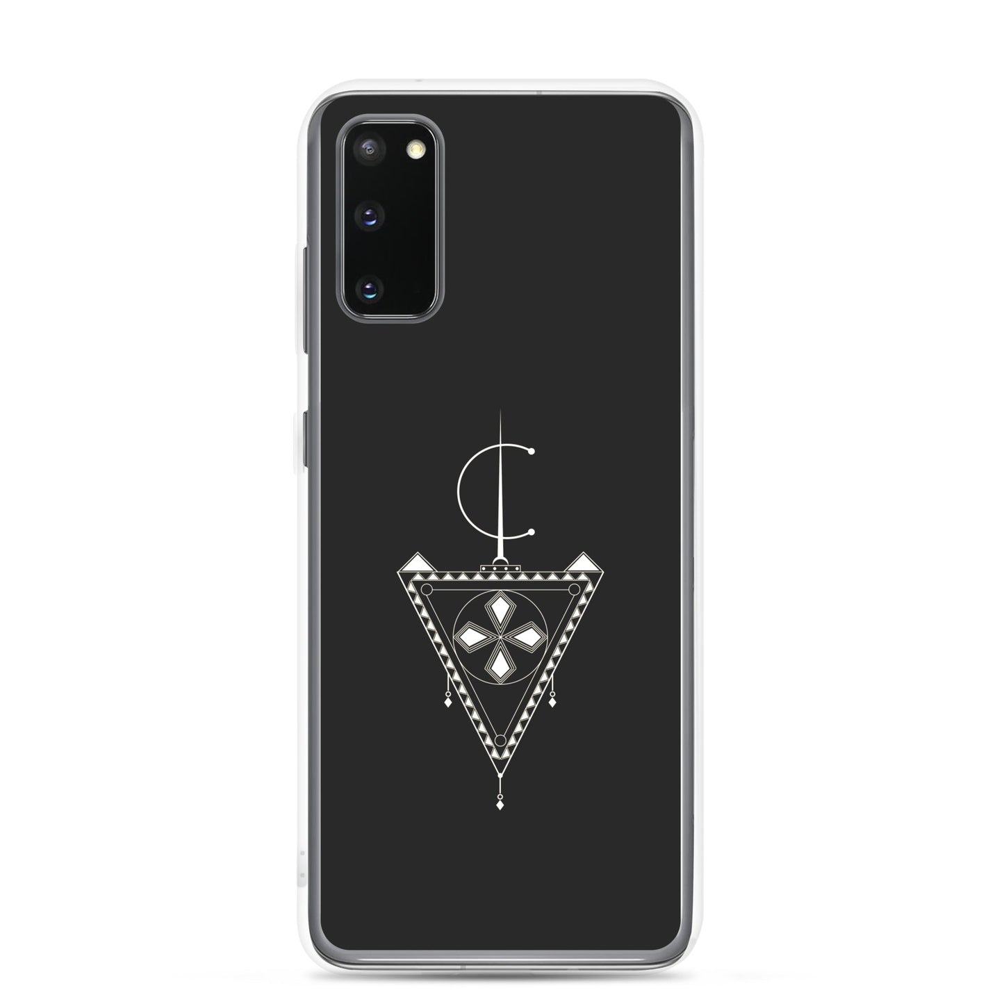Coque de téléphone rigide avec avec le design Afzim Tiseghnest , symbole berbère et bijou kabyle berbère pour samsung