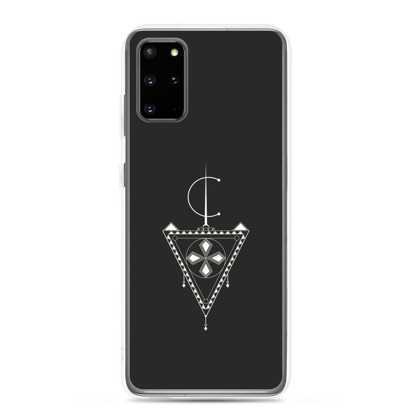 Coque de téléphone rigide avec avec le design Afzim Tiseghnest , symbole berbère et bijou kabyle berbère pour samsung