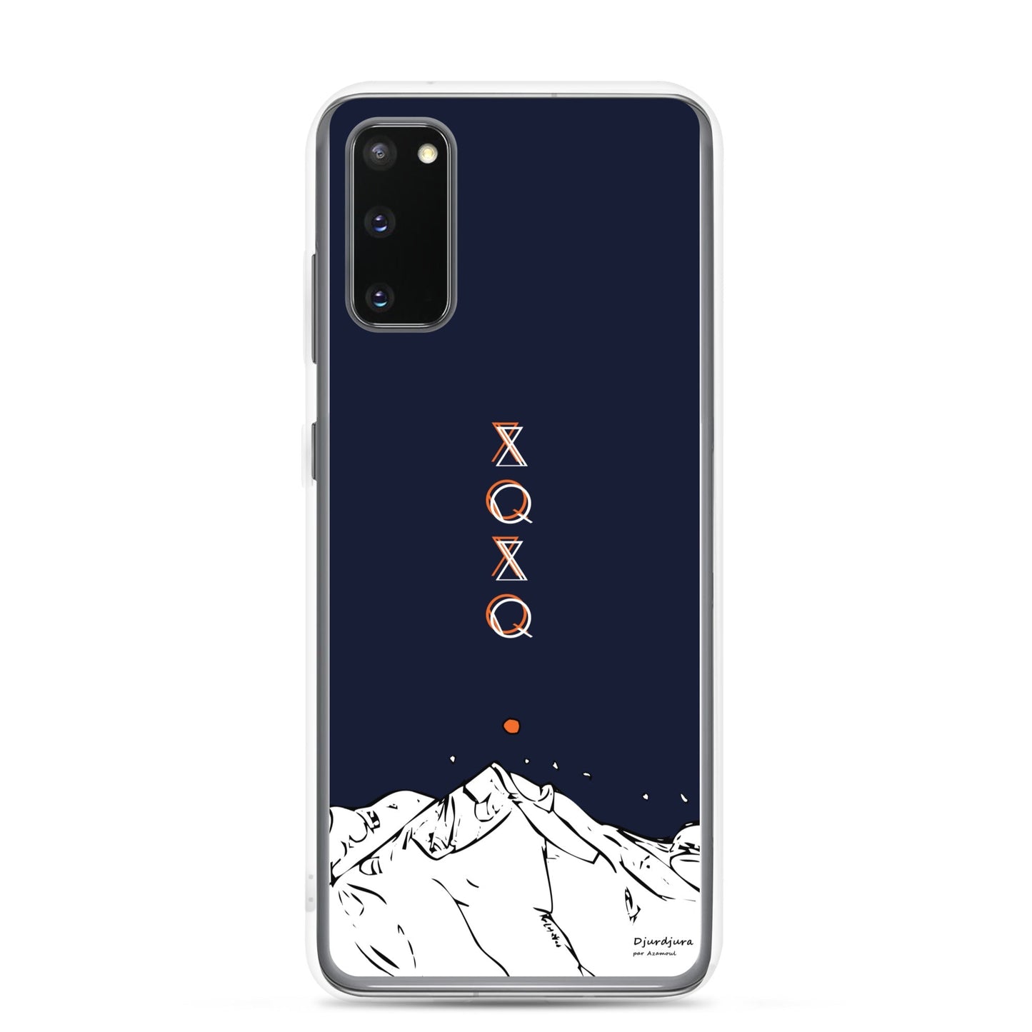 Coque Djurdjura de la kabylie en algérie Tifinagh de Samsung s10 par azamoul mode et accessoires berbères amazigh