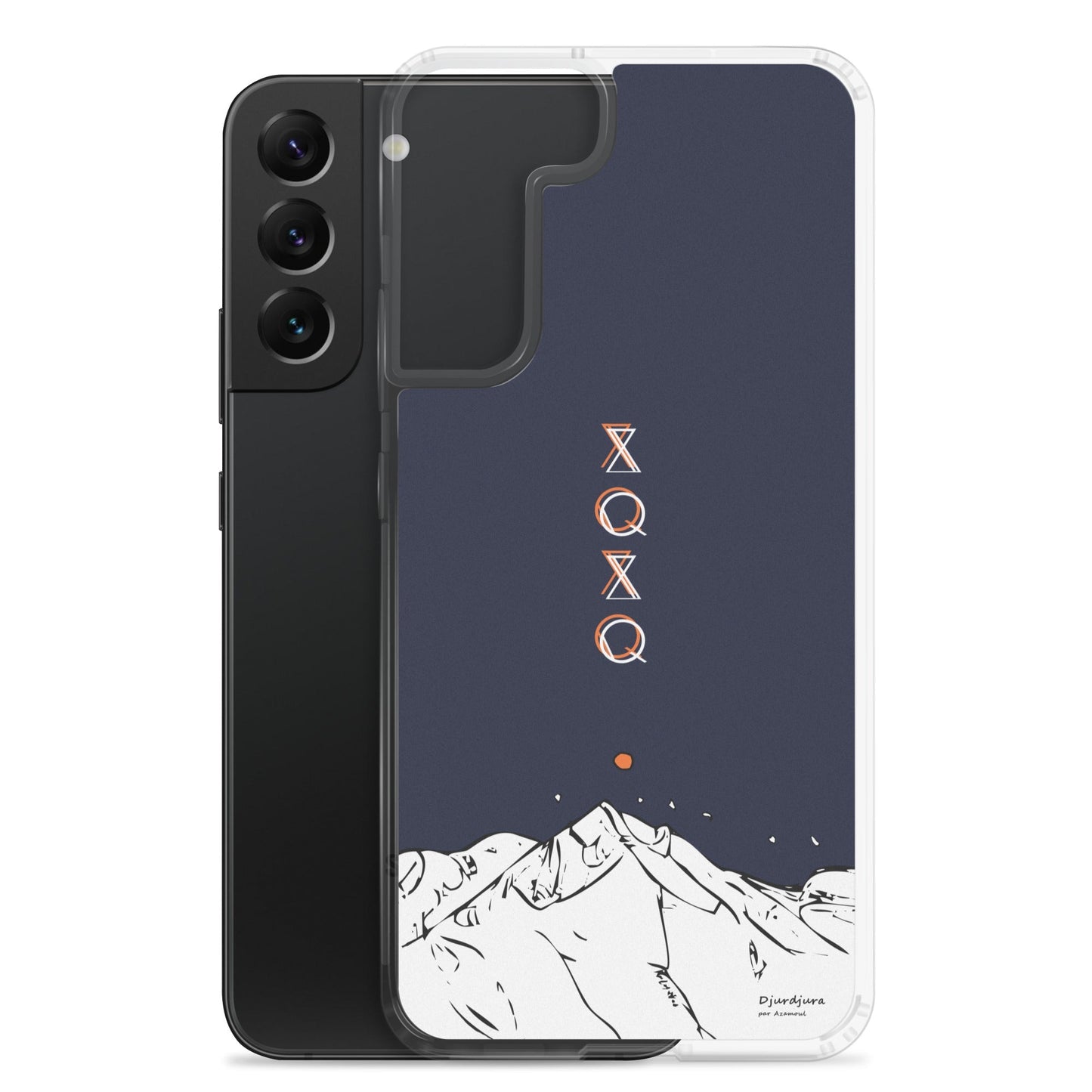 Coque Djurdjura de la kabylie en algérie Tifinagh de Samsung s10 par azamoul mode et accessoires berbères amazigh