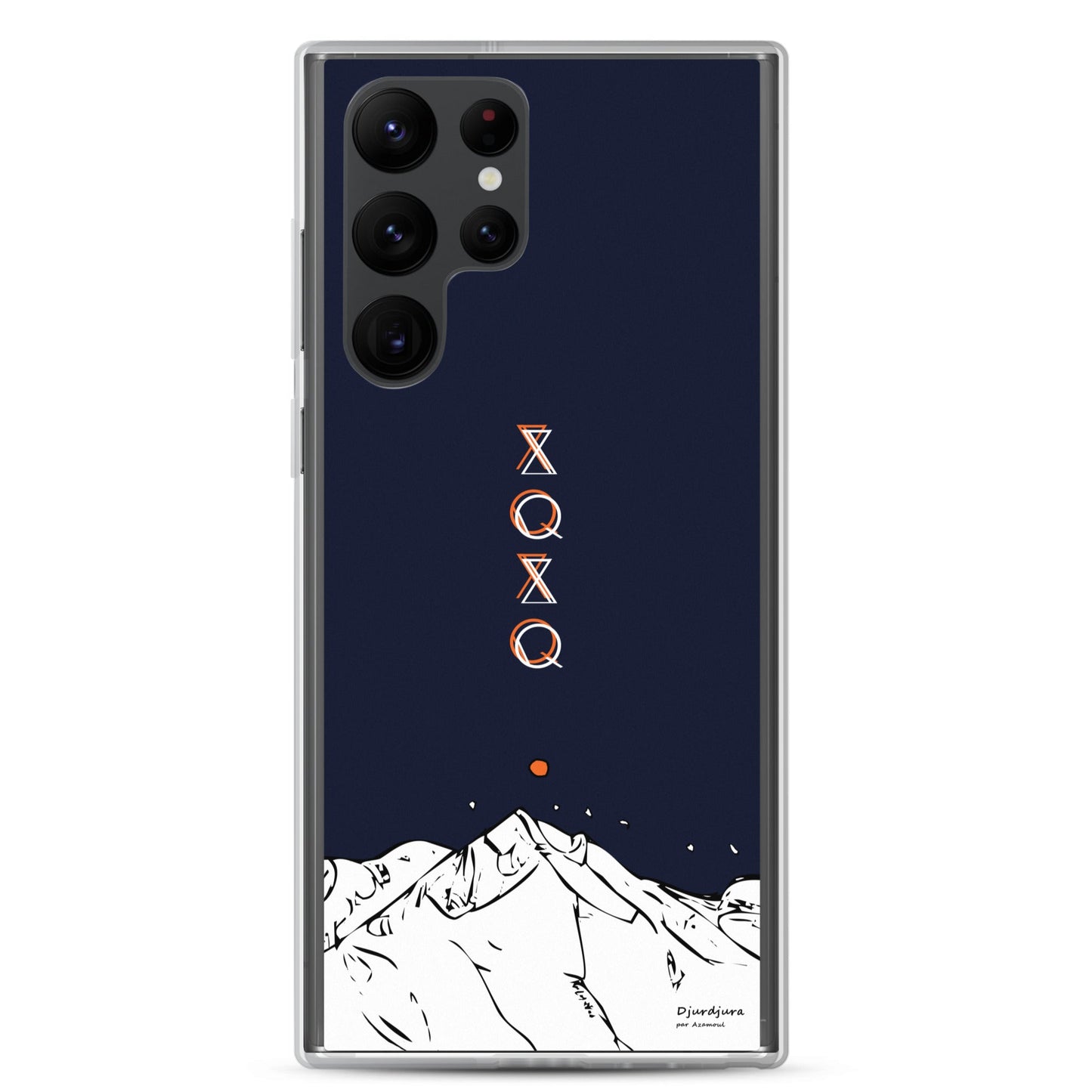 Coque Djurdjura Tifinagh la montagne djurdjura de la kabylie en algérie de Samsung S22 Ultra par azamoul mode et accessoires berbères amazigh