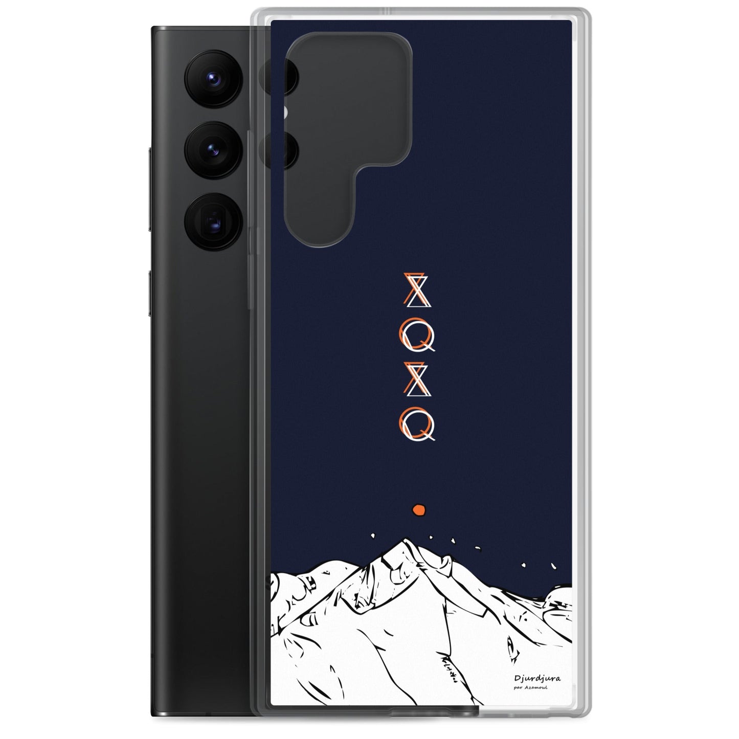 Coque Djurdjura de la kabylie en algérie Tifinagh de Samsung s10 par azamoul mode et accessoires berbères amazigh