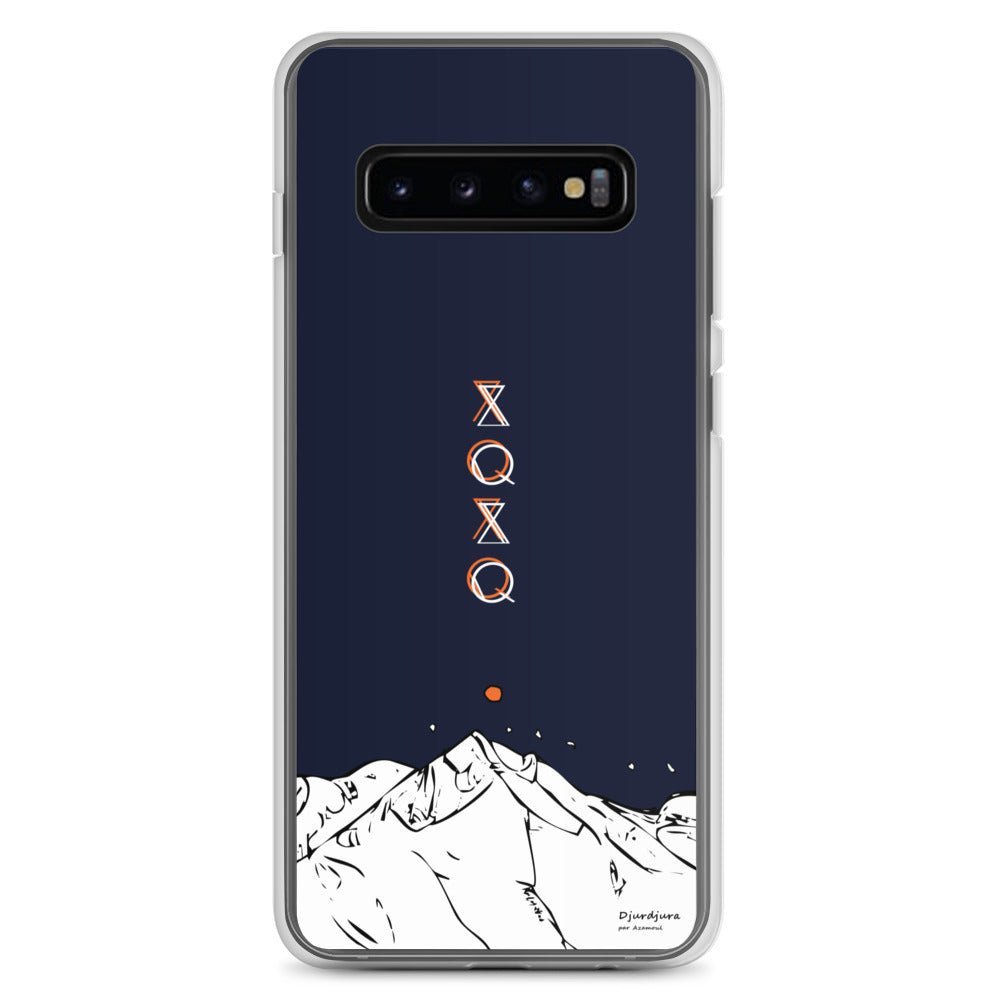 Coque Djurdjura de la kabylie en algérie Tifinagh de Samsung s10 par azamoul mode et accessoires berbères amazigh