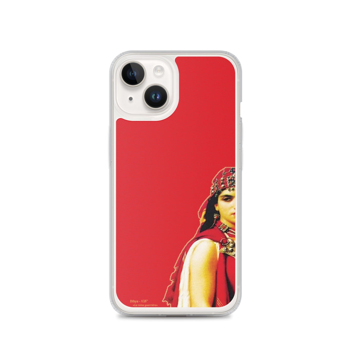 Coque téléphone Dihya/Kahina "la reine guerrière" par Azamoul mode et accessoires berbères amazigh pour iPhone 14