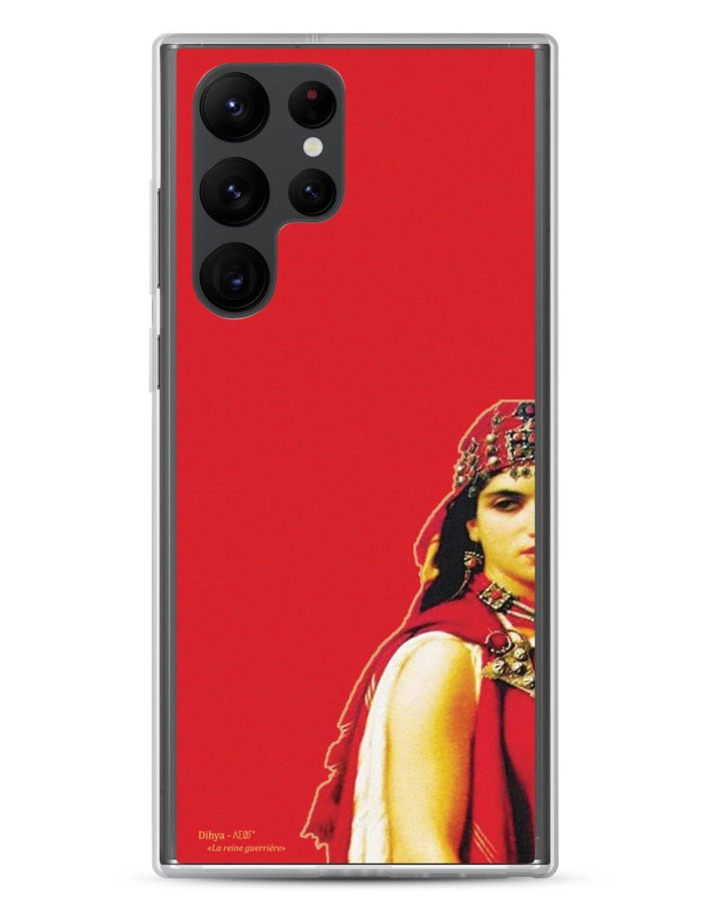 Coque téléphone Dihya/Kahina la reine guerrières des berbères & amazigh par Azamoul mode et accessoires pour Samsung Galaxy S22 ultra