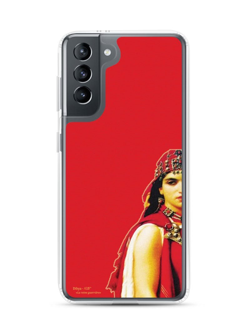 Coque téléphone Dihya/Kahina la reine guerrières des berbères & amazigh par Azamoul mode et accessoires pour Samsung Galaxy S21