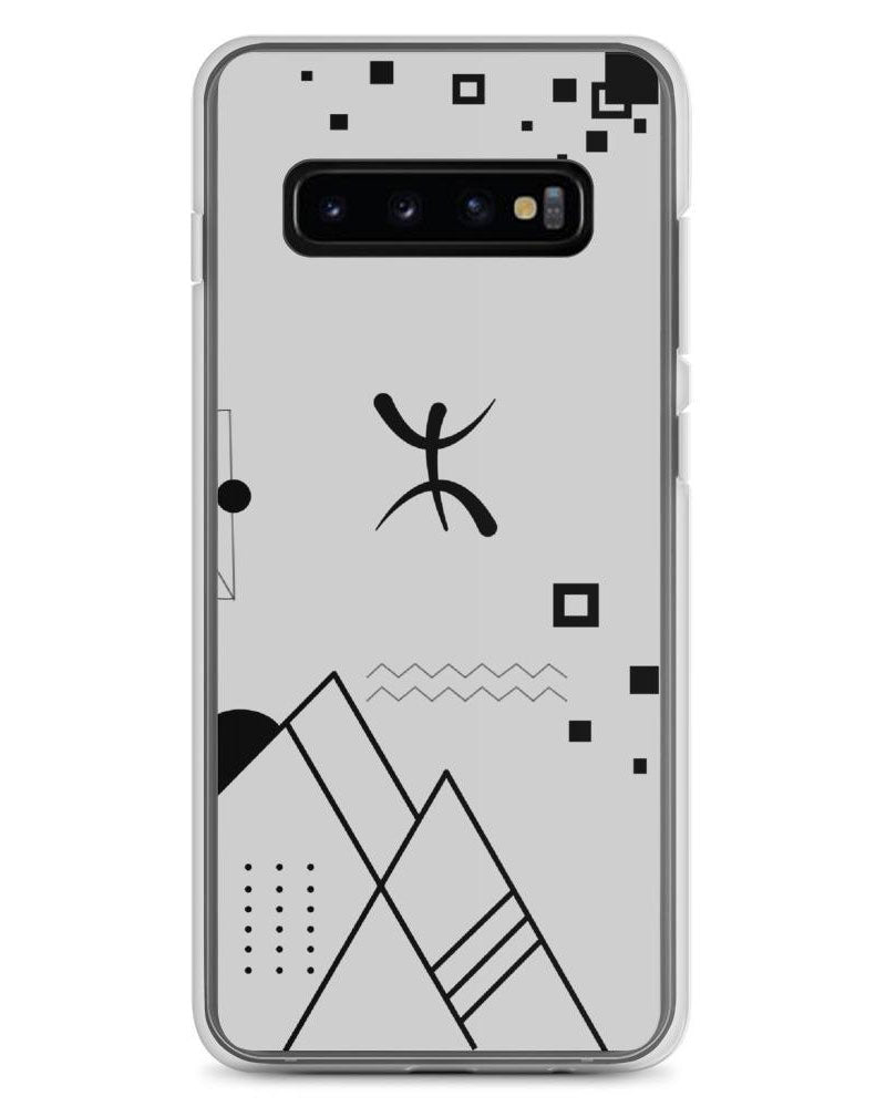 coque abstract amazigh l'univers amazigh berbère azamoul mode accessoires berbères samsung galaxy s10