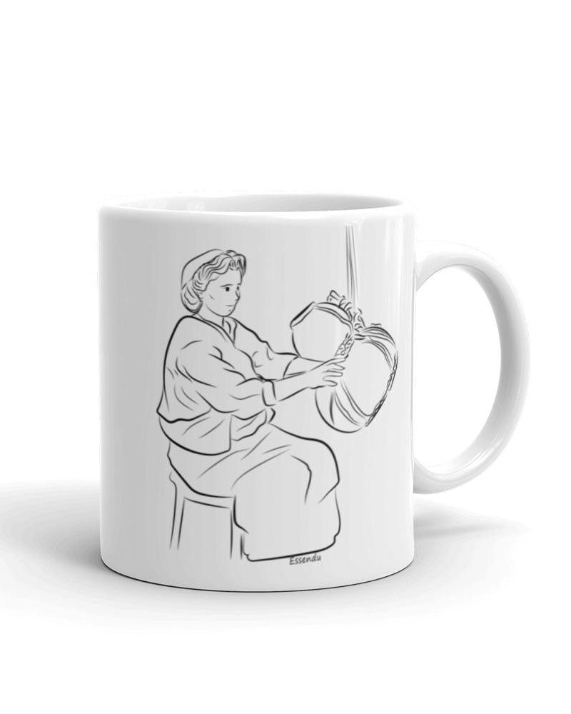 Mug Essendu blanc sur Azamoul mode et accessoires berbères