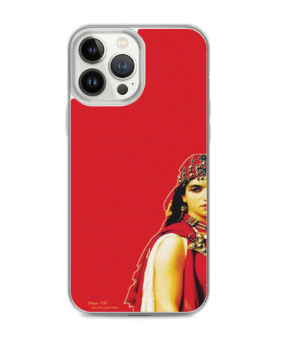 Coque téléphone Dihya/Kahina "la reine guerrière" par Azamoul mode et accessoires berbères amazigh pour iPhone 13 pro max couleur rouge