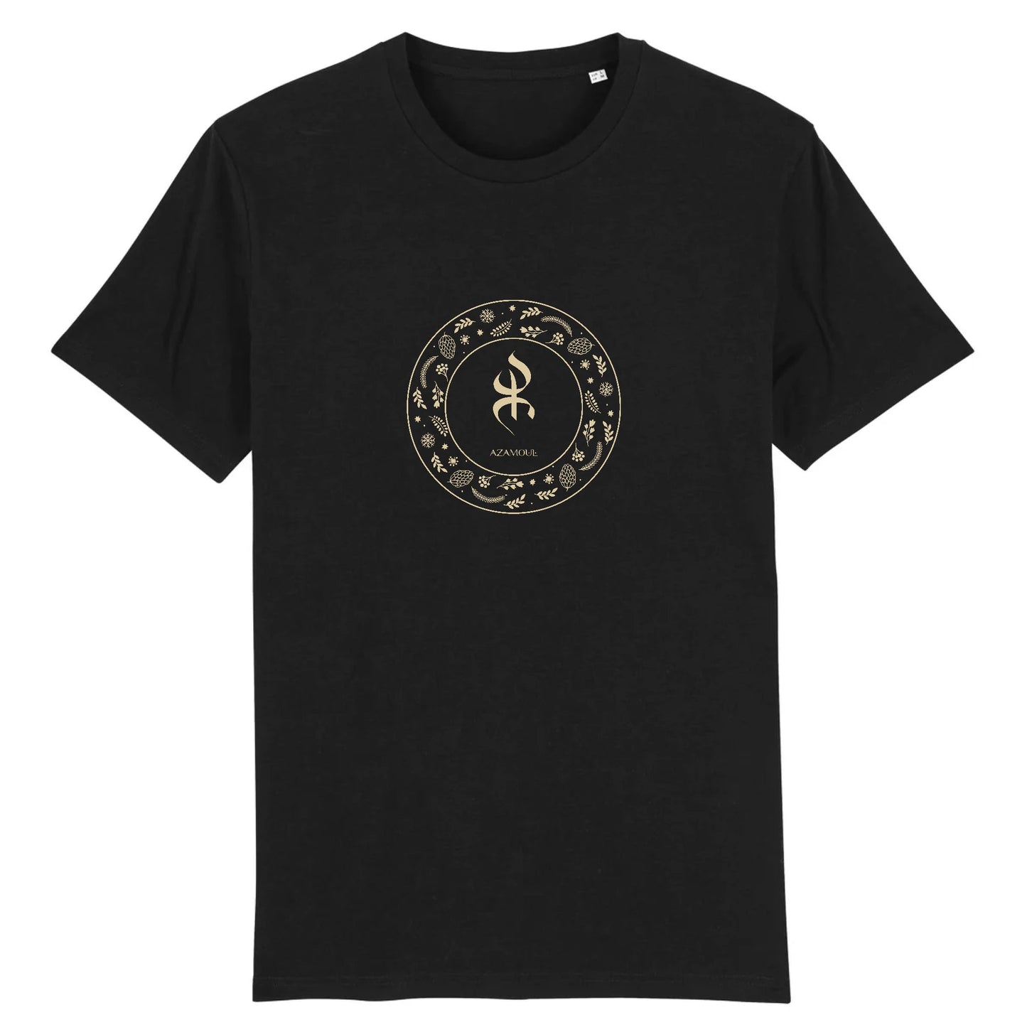 tshirt YAZ pour homme symbole berbère du peuple libre par azamoul mode et accessoires berberes couleur Noir