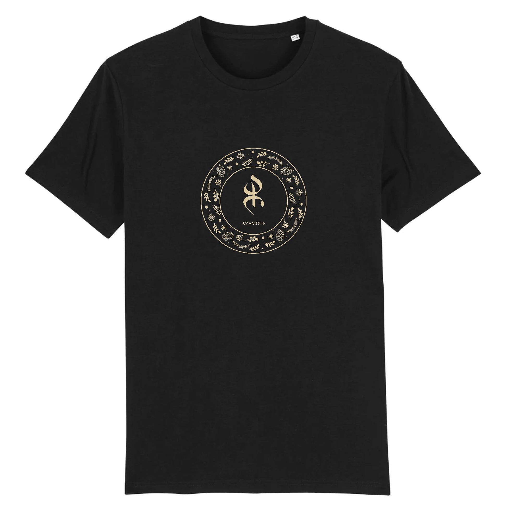 tshirt YAZ pour homme symbole berbère du peuple libre par azamoul mode et accessoires berberes couleur Noir