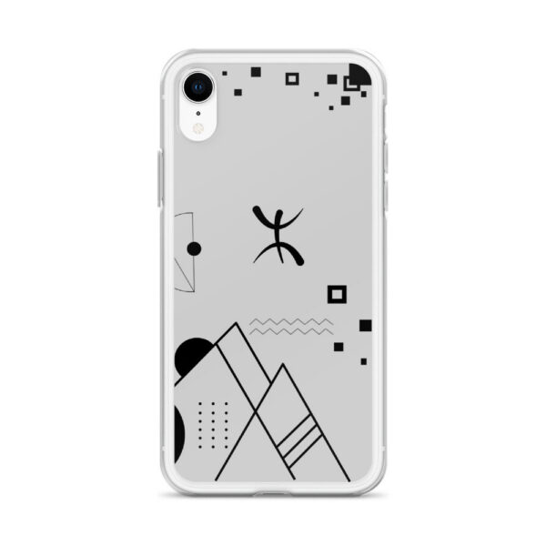 Coque pour iPhone 8 abstract amazigh qui montre l'univers berbère avec symbole berbère YAZ par azamoul de mode et accessoires berbères