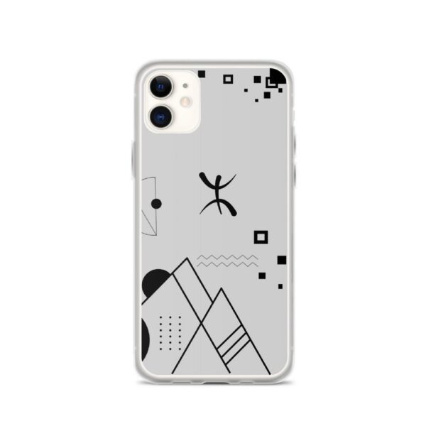 Coque pour iPhone 12 mini abstract amazigh avec le symbole berbère YAZ par azamoul de mode et accessoires berbères