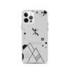 Coque pour iPhone 12 pro abstract amazigh qui montre l'univers berbère avec symbole berbère YAZ par azamoul de mode et accessoires berbères