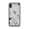 Coque pour iPhone X / XS max abstract amazigh qui montre l'univers berbère avec symbole berbère YAZ par azamoul de mode et accessoires berbères