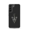 Coque de téléphone rigide avec avec le design Afzim Tiseghnest , symbole berbère et bijou kabyle berbère pour samsung
