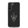 Coque de téléphone rigide avec avec le design Afzim Tiseghnest , symbole berbère et bijou kabyle berbère pour samsung