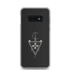 Coque de téléphone rigide avec avec le design Afzim Tiseghnest , symbole berbère et bijou kabyle berbère pour samsung