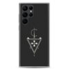 Coque de téléphone rigide avec avec le design Afzim Tiseghnest , symbole berbère et bijou kabyle berbère pour samsung