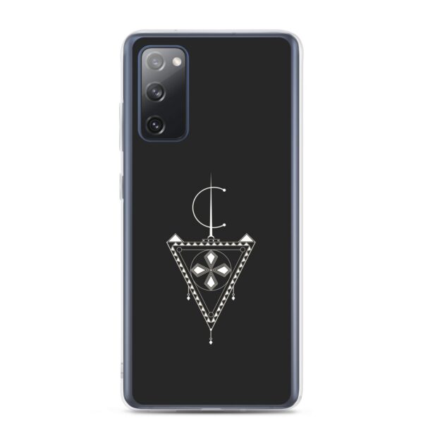 Coque de téléphone rigide avec avec le design Afzim Tiseghnest , symbole berbère et bijou kabyle berbère pour samsung