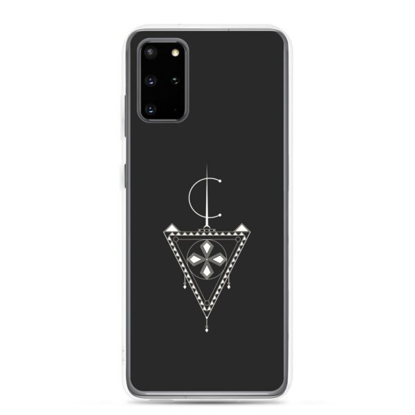 Coque de téléphone rigide avec avec le design Afzim Tiseghnest , symbole berbère et bijou kabyle berbère pour samsung