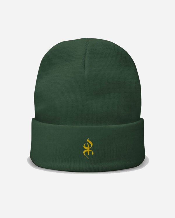 Bonnet brodé au Yaz symbole berbère des hommes libres des berbères amazigh par azamoul mode et accessoires couleur verte