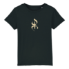 Tshirt blanc pour enfant avec le symbole berbère amazigh YAZ, symbole du peuple libre, par azamoul mode et accessoires berbères