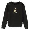Pull amazigh avec le symbole berbère Yaz, symbole du peuple libre berbère amazigh par Azamoul mode et accessoires berbères couleur noir