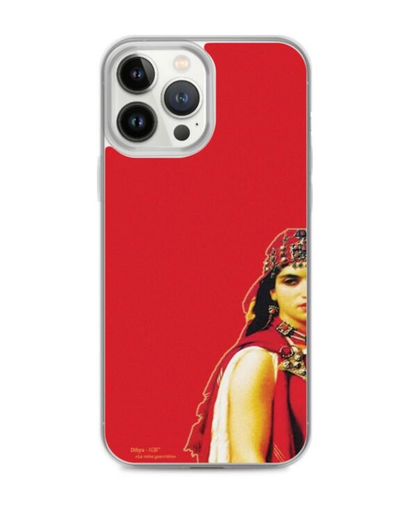 coque-iphone-dihya-la-reine-guerriereazamoul-777021_33e9afc4-02a2-4d7b-9634-6d678facb70c Coque téléphone Dihya/Kahina "la reine guerrière" par Azamoul mode et accessoires berbères amazigh pour iPhone 13 pro max couleur rouge