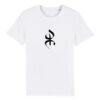 T-shirt blanc 100% Coton Bio made in France au symbole Yaz Amazigh par Azamoul mode et accessoires berbères