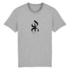 T-shirt yaz gris 100% Coton Bio made in France au symbole Yaz Amazigh par Azamoul mode et accessoires berbères