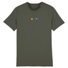 tshirt brodé azamoul en langue berbère tifinagh couleur noir par azamoul mode et accessoires berbères couleur Kaki