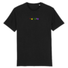 tshirt brodé azamoul en langue berbère tifinagh couleur noir par azamoul mode et accessoires berbères couleur noir