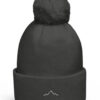 Bonnet bordeaux brodé de djurdjura, la montagne de kabylie par azamoul mode et accessoires berbères amazighs