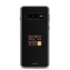 Coque de téléphone Samsung avec le motif berbère Imazighen écrit en tifinagh par azamoul mode et accessoires berbères amazigh pour Samsung Galaxy s10