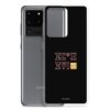 Coque de téléphone Samsung couleur noir avec le motif berbère Imazighen écrit en tifinagh par azamoul mode et accessoires berbères amazigh pour Samsung Galaxy s20 ultra
