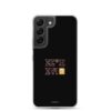 Coque de téléphone Samsung couleur noir avec le motif berbère Imazighen écrit en tifinagh par azamoul mode et accessoires berbères amazigh pour Samsung Galaxy s22