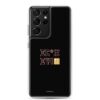 Coque de téléphone Samsung couleur noir avec le motif berbère Imazighen écrit en tifinagh par azamoul mode et accessoires berbères amazigh pour Samsung Galaxy s21 ultra