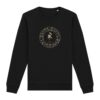 Pull avec le symbole berbère amazigh YAZ , symbole du peuple libre amazigh, par azamoul mode et accessoires berbères de couleur Noir