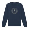 Pull avec le symbole berbère amazigh YAZ , symbole du peuple libre amazigh, par azamoul mode et accessoires berbères de couleur bleu Marine