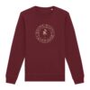 Pull avec le symbole berbère amazigh YAZ , symbole du peuple libre amazigh, par azamoul mode et accessoires berbères de couleur Bordeaux