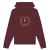 sweat_a_capuche_YAZ_symbole_de_liberte_pour_femme_couleur_bordeaux Sweat à capuche YAZ premium avec le symbole berbère amazigh YAZ , symbole du peuple libre amazigh, par azamoul mode et accessoires berbères de couleur Bordeaux