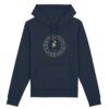 sweat_capuche_YAZ_symbole_peuple_libre_amazigh_berbere_bleu sweat à capuche avec le symbole berbère amazigh YAZ , symbole du peuple libre amazigh, par azamoul mode et accessoires berbères de couleur bleu