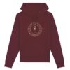 sweat_capuche_YAZ_symbole_peuple_libre_amazigh_berbere_bordeaux sweat à capuche avec le symbole berbère amazigh YAZ , symbole du peuple libre amazigh, par azamoul mode et accessoires berbères de couleur bordeaux